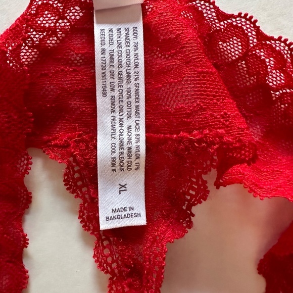 Auden Red Thong - Size XL - NEW Without Tags‎ - Picture 7 of 8